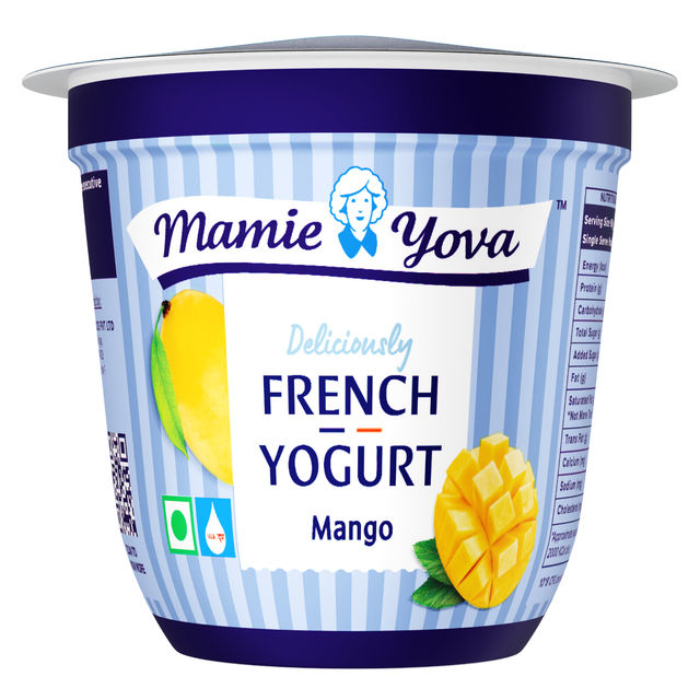 Mamie Yova Deliciously French Fruit Yogurt Mango(90 gms), Mamie Yova Yo Pop Yoghurt Drink Mango(125 ml)