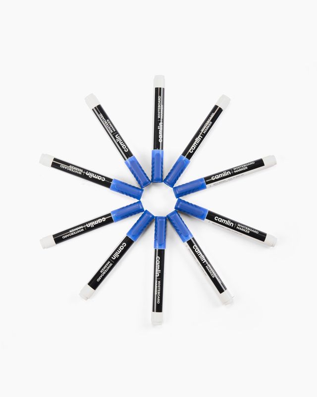Camlin Whiteboard Marker Blue, Pack Of 10