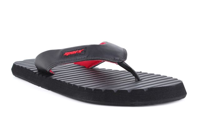 Sparx Slippers SFG-99 Black Red For Men | 7 UK