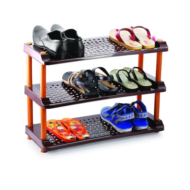 Liza Industries Como Shoe Rack 3 (Colour May Vary)