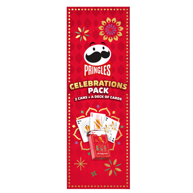 Pringles Potato Chips Festive Pack with Deck of Cards