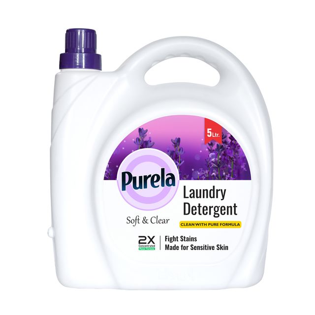 Purela Lavender Top & Front Load Balanced pH Non-Toxic Detergent Liquid