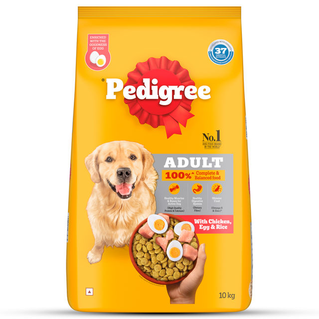 Pedigree Adult Chicken-Egg & Rice Dry Dog Food