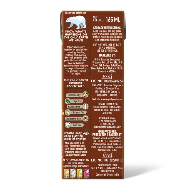 Only Earth Belgian Chocolate Oat Drink