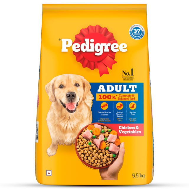 Pedigree Adult Chicken & Vegetables Dry Dog Food