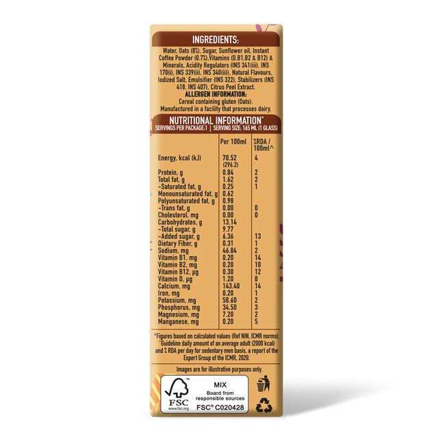 Only Earth Coffee Oat Shake
