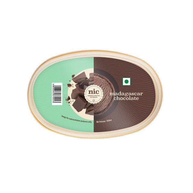 NIC Madagascar Ice Cream Tub 500 ml Combo