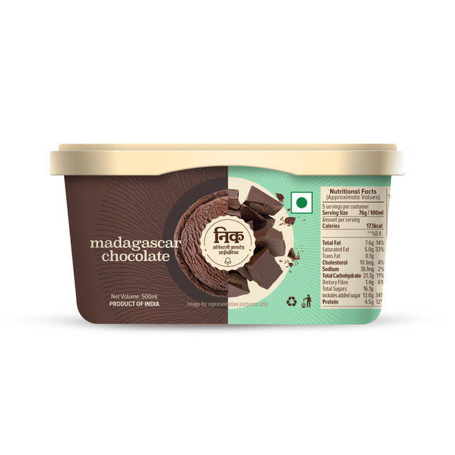NIC Madagascar Ice Cream Tub 500 ml Combo