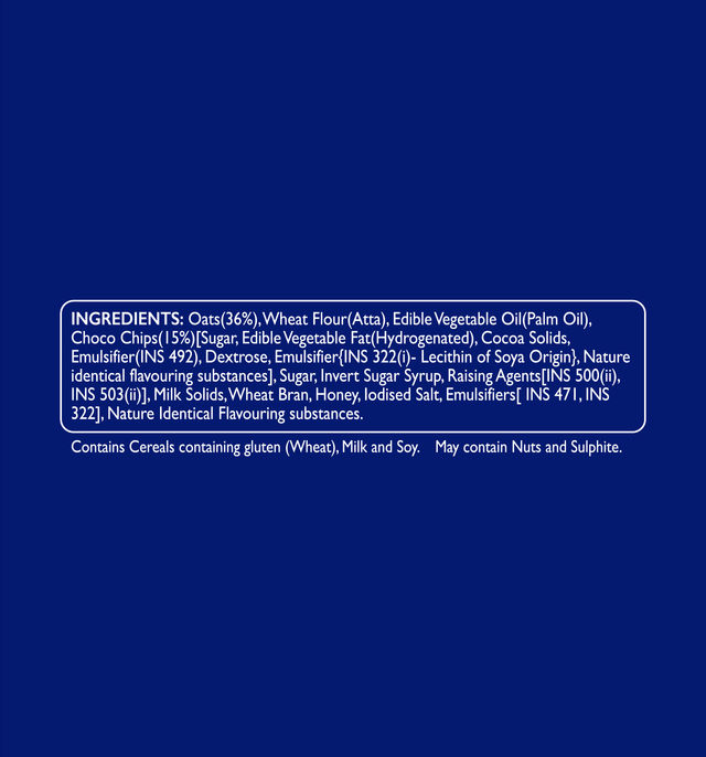 Mcvitie'S Hobnobs Crunchy Chocochip Cookies , 0% Maida & 36% Oats 153 g Combo