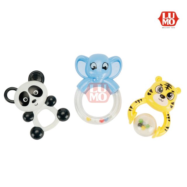 Lumo Tim Tim Rattles - 3 Pcs