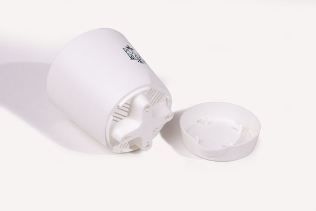 Pot And Bloom 4 Inch Self Watering Pot - White
