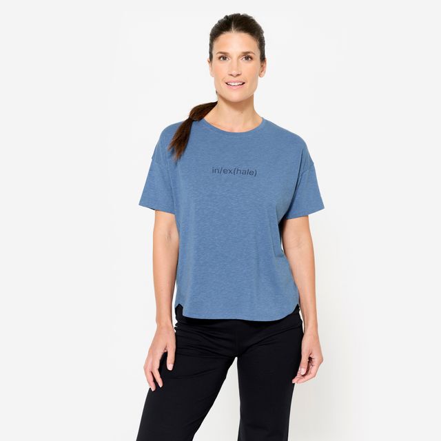 Decathlon Women's T-Shirt | Dark Blue - XL