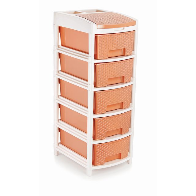 Liza Industries Vector 5 Big Drawer With Extra Compartment (Colour May Vary)