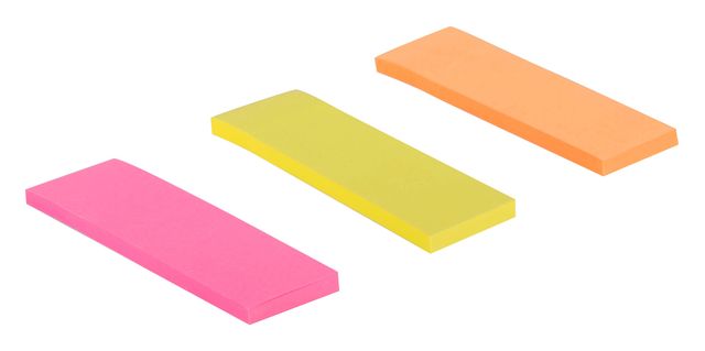 Chrome 25Mmx76Mm Sticky Notes Flag - 3 Colors