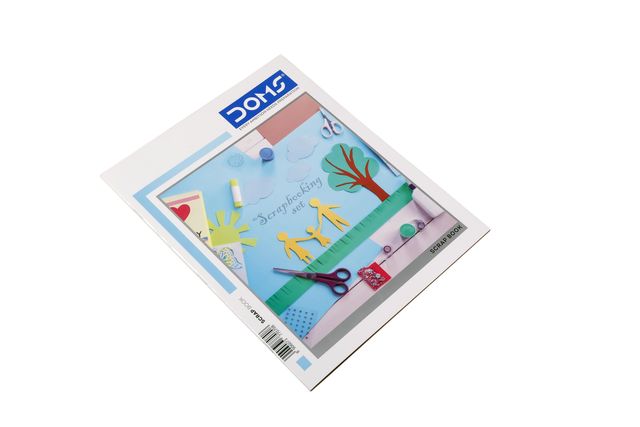 Doms Scrap Book (28 X 22 Cm, 120 Gsm, Assorted, 32 Pages