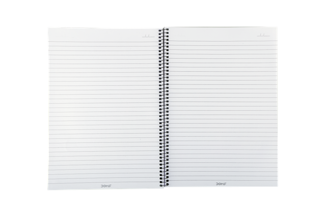 Doms 1 Subject Spiral Note Books Single Line (People'S Mind Series) - 70 Gsm Paper-160 Pages 1 pc Combo