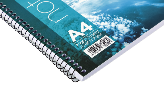 Doms 1 Subject Spiral Note Books Single Line (People'S Mind Series) - 70 Gsm Paper-160 Pages 1 pc Combo