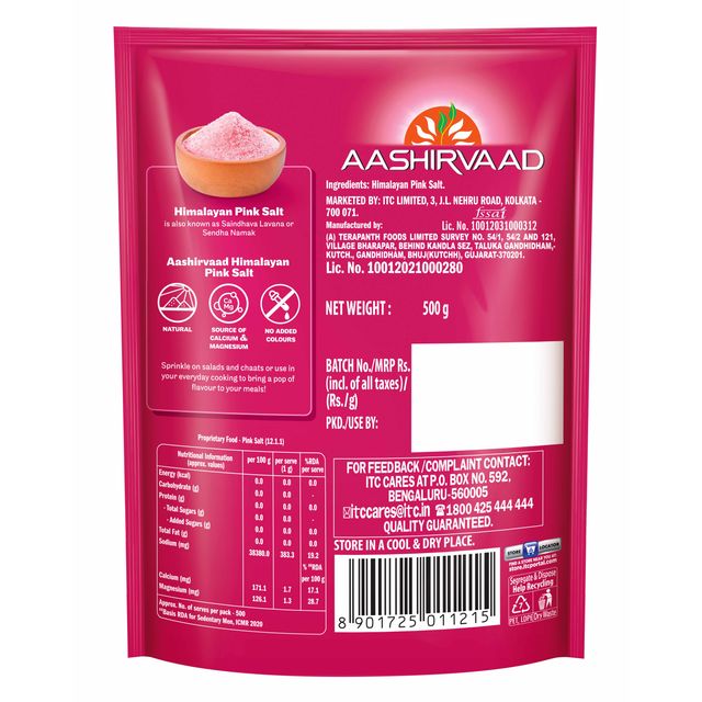 Aashirvaad Himalayan Pink Salt