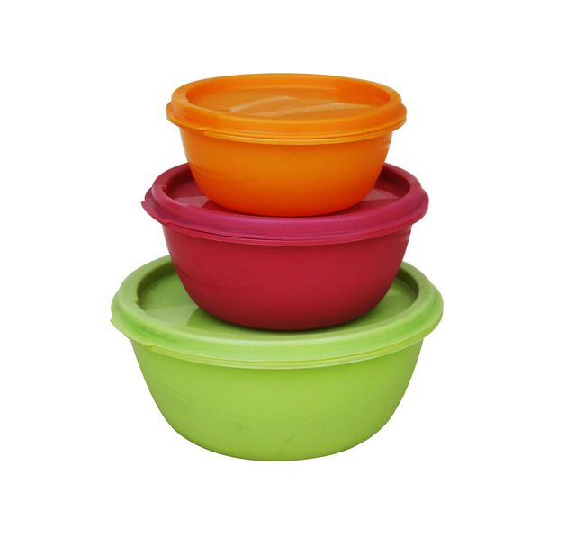 Princeware Store Fresh Bowl Container Set of 3 Pcs | 900 ml+525 ml +295 ml
