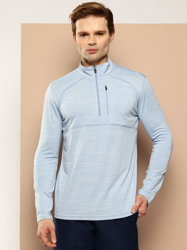 Alcis Men's Zip Flex Full-Sleeve T-shirt - Buy at ₹1425 Online