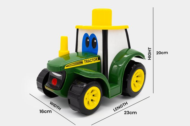 Toybharat Push N Go Tractor for Kids | Perfect Travel Toy and Birthday Gift