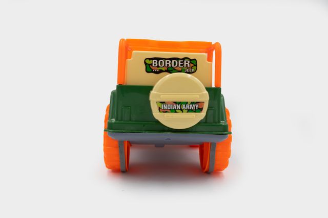 Toybharat Border Jeep Toy - Multicolour Travel Gift for Children
