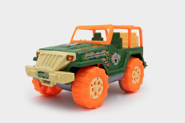 Toybharat Border Jeep Toy - Multicolour Travel Gift for Children