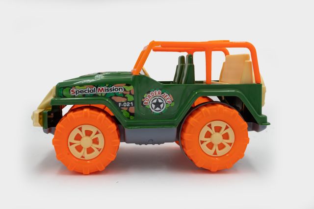 Toybharat Border Jeep Toy - Multicolour Travel Gift for Children