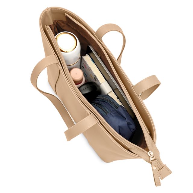 Fastrack Women's Structured Tote Bag | Beige