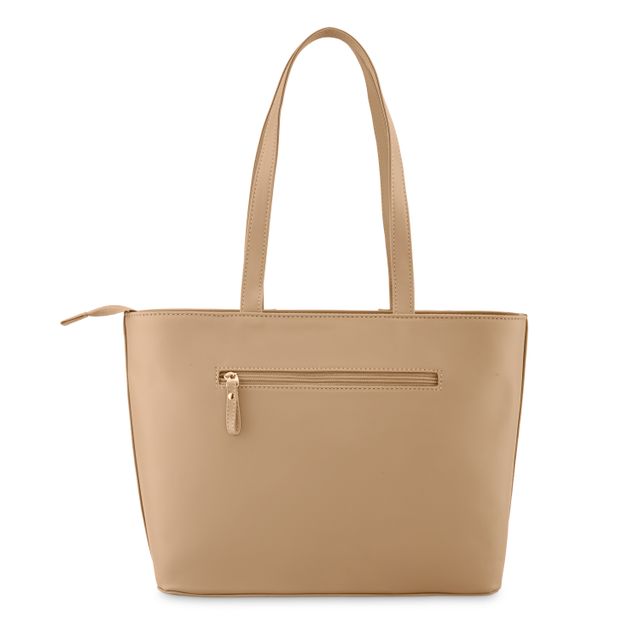 Fastrack Women's Structured Tote Bag | Beige