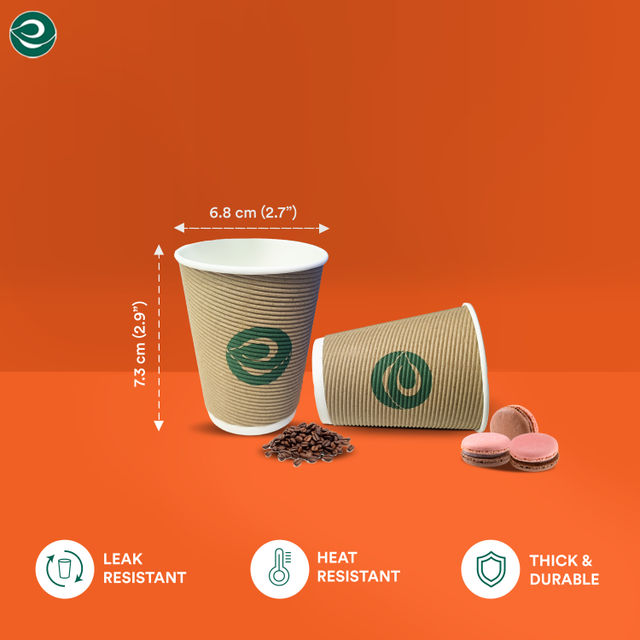 ECO SOUL 150 ml | 25 Count | Disposable Cup/Glass