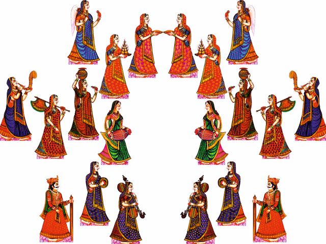 Divine Vibes Gopi Icons MDF Set