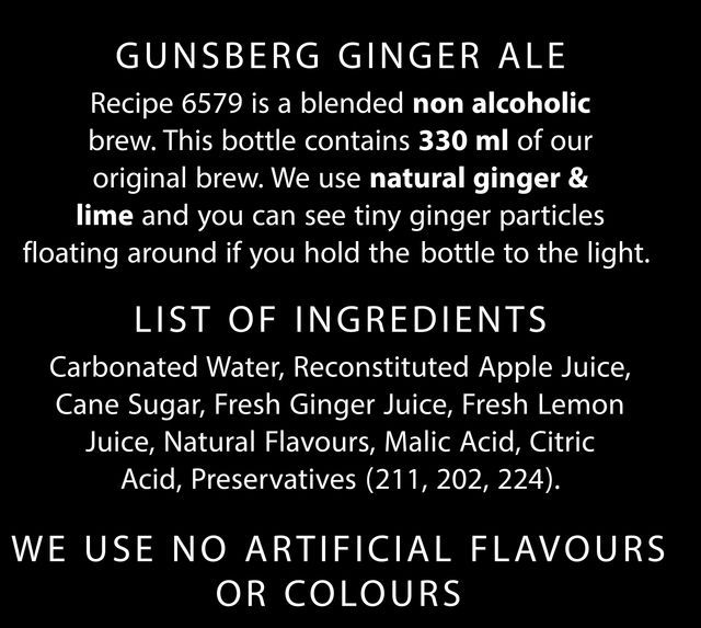 Gunsberg Ginger Ale