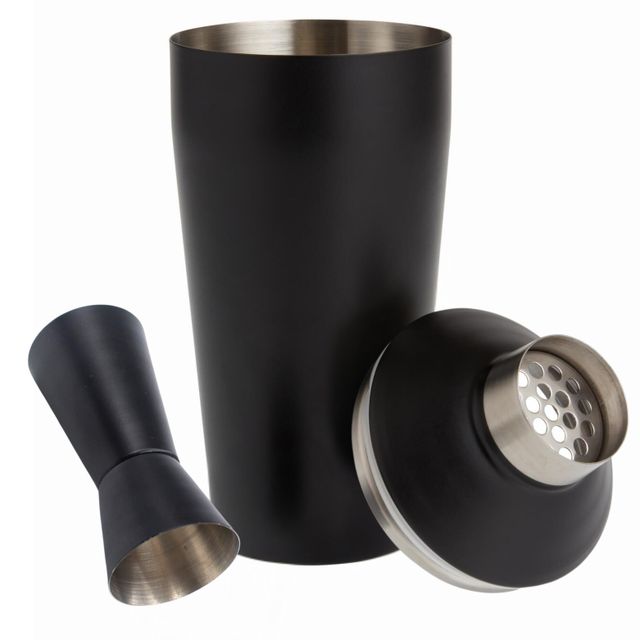 Happyware Cocktail Shaker | 750 ml With Peg Measure - Matte Black