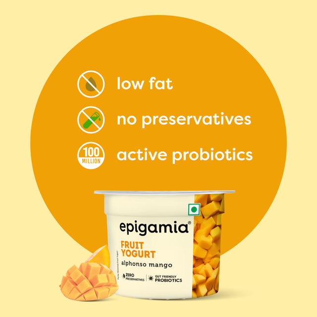 Epigamia Fruit Yogurt- Mango 75 g Combo