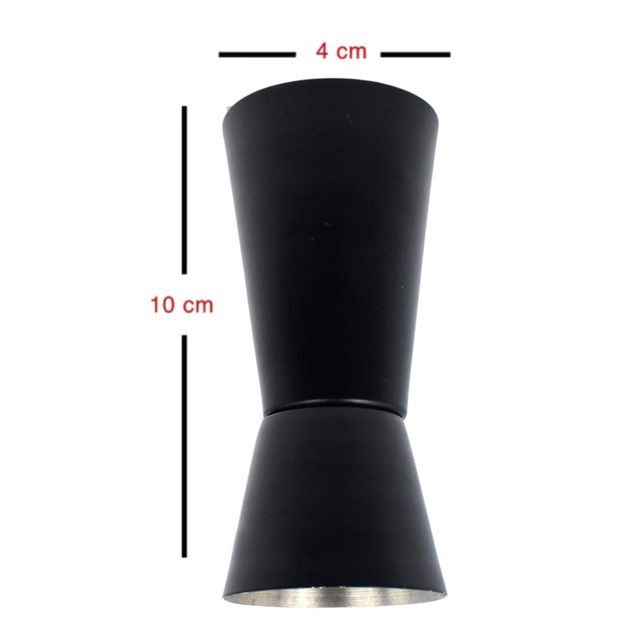 Happyware Cocktail Shaker | 750 ml With Peg Measure - Matte Black