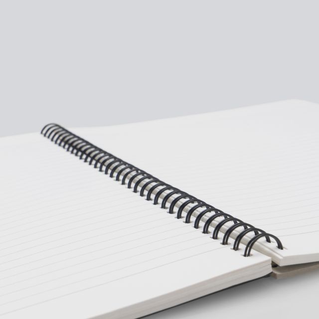 myPAPERCLIP B5 Wiro  Spiral Notebook | B5 Size | Red | Ruled Pages