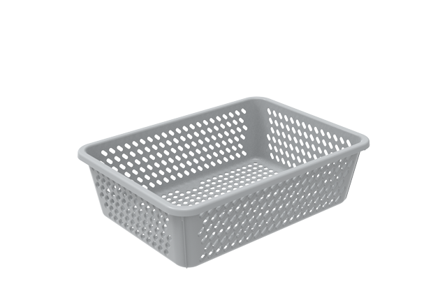 All Time Easy Rectangle Basket For Kitchen | Set Of 3 (Colour May Vary)