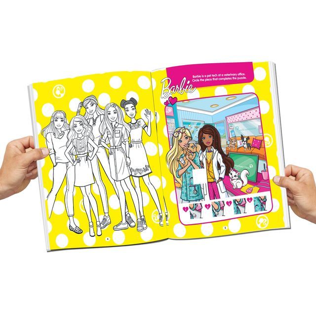Dreamland Barbie Colouring and Activity Books Pack of 4 | Gift for kid | Gift Pack | Barbie Book Set, 160 Pages