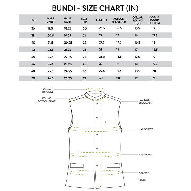 Ethnix by Raymond Men's Regular Fit Pure Polyester Solid Stand Collar Bundi | Light Green - L