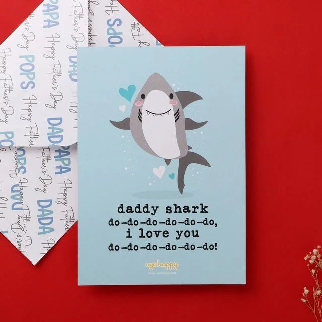 Oye Happy Shark Do Do Card