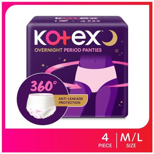 Kotex Overnight Period Panties | M-L