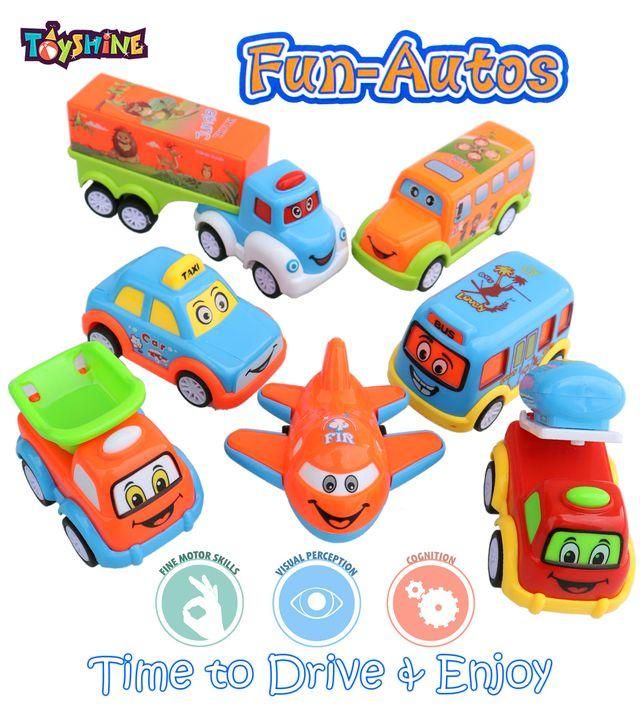 Toyshine Friction-Powered Multicolor Automobile for Kids