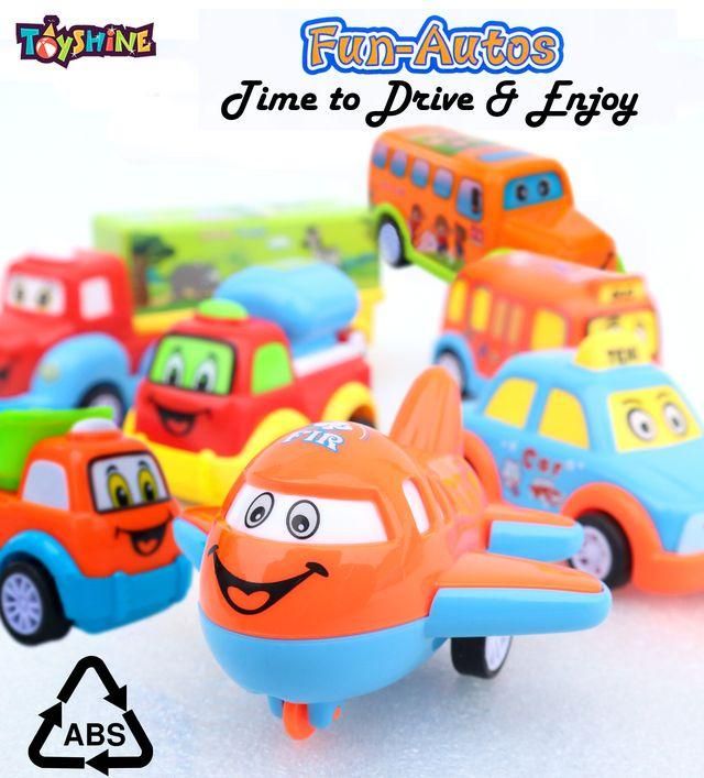 Toyshine Friction-Powered Multicolor Automobile for Kids