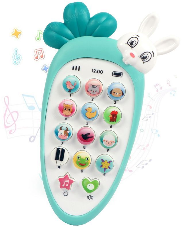 Toyshine Cell Phone Baby Toy For Toddlers And Young Children With 14 Unique Buttons And Functions (Colour May Vary)