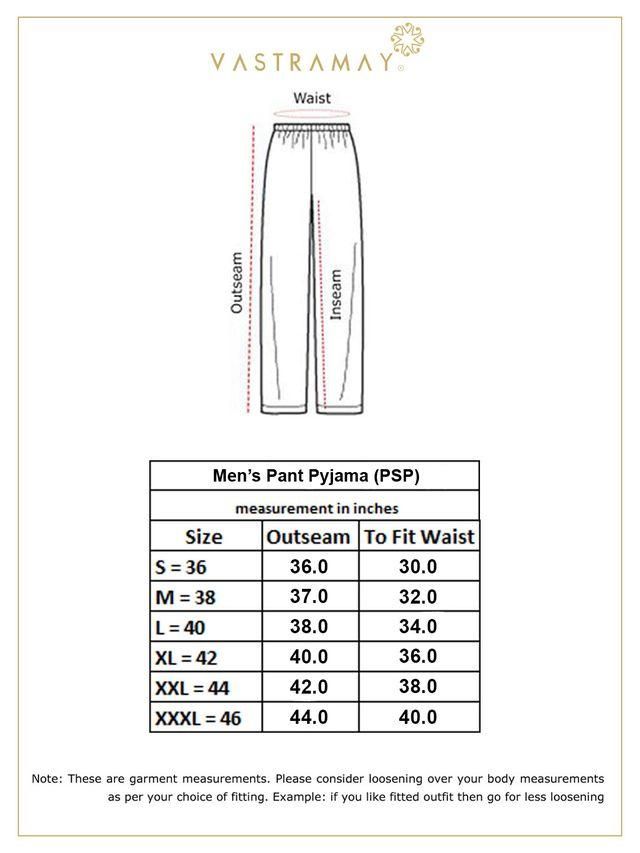 Vastramay Men's Cotton Pant Style Pyjama | White - L