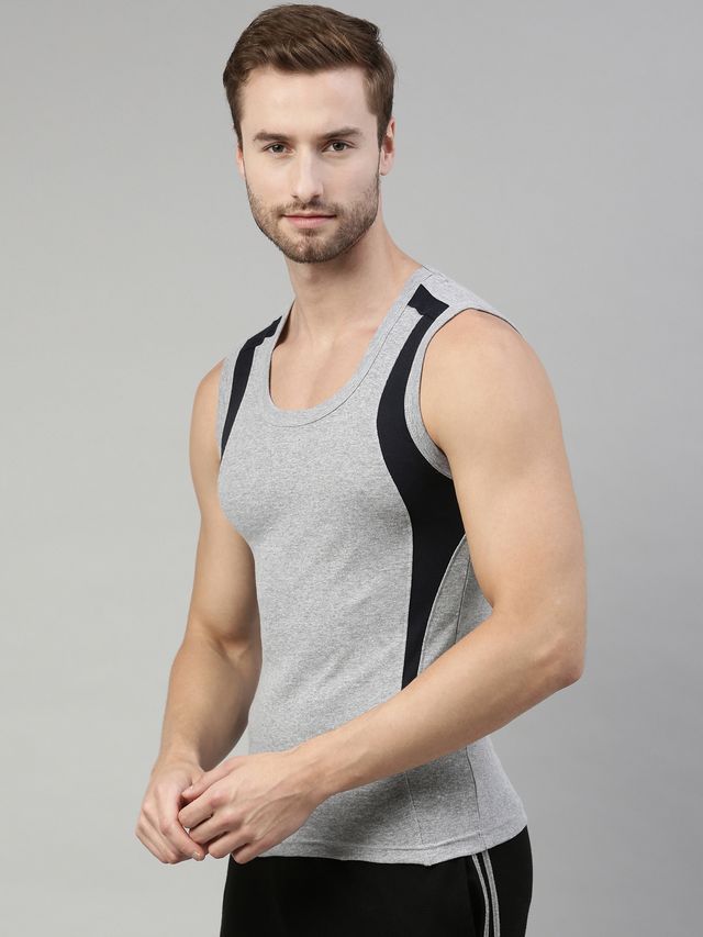 Dixcy Scott Originals Men's Bold Gym Vest | Set Of 2 | Assorted - S