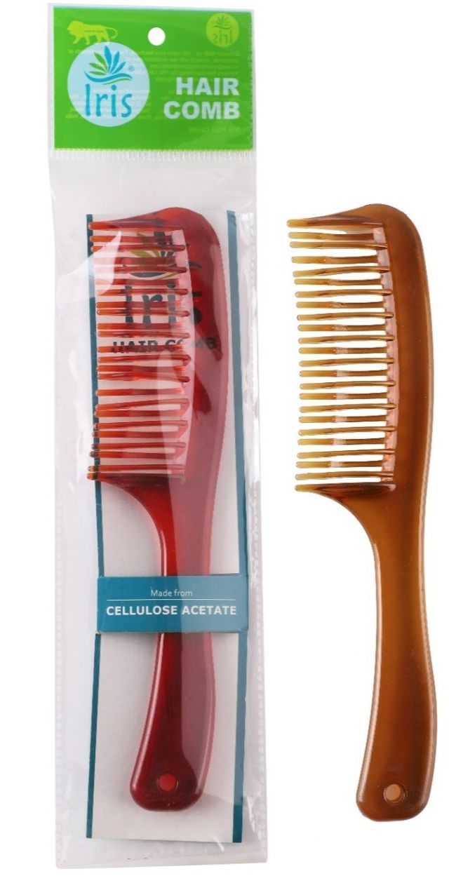 Hair comb for detangling - wide tooth comb