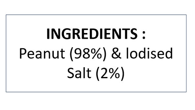 Charliee Salted Peanuts 185 g Combo
