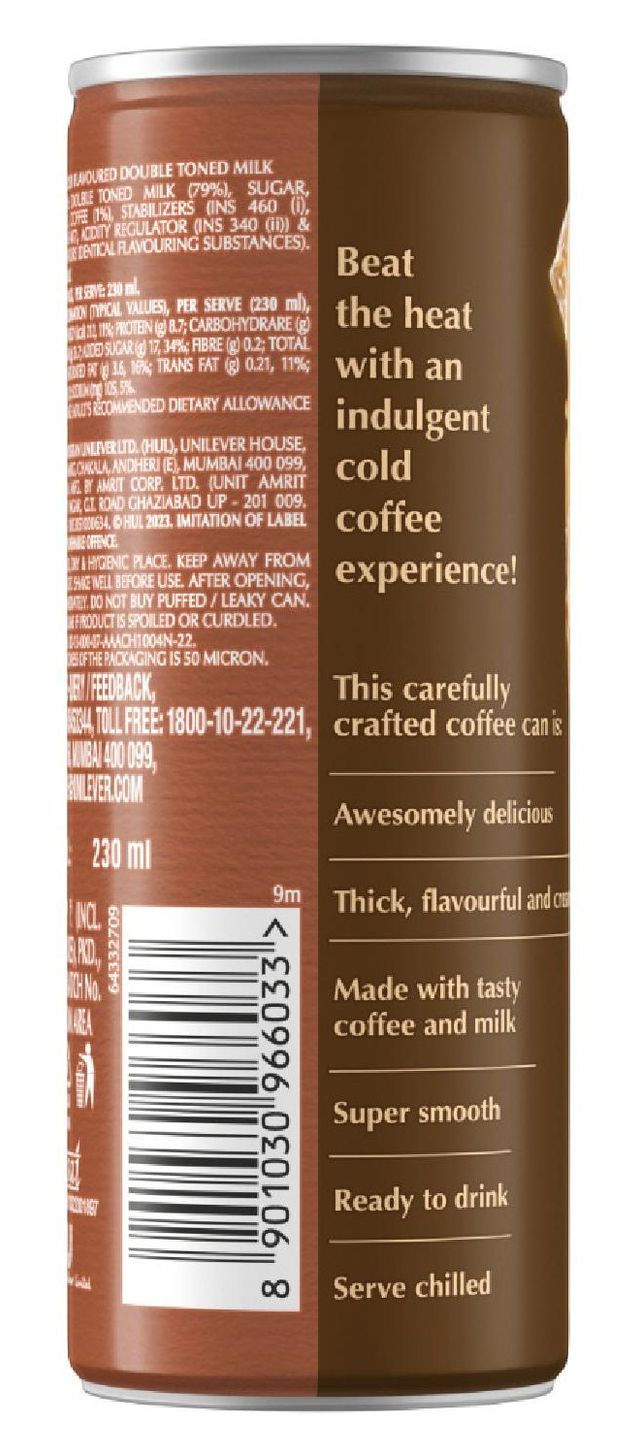 Bru Hazelnut Cold Coffee